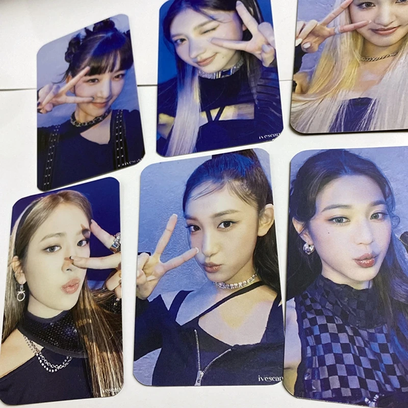 6 шт./компл. Kpop IVE новый альбом одиннадцать фотооткрыток Высокое качество