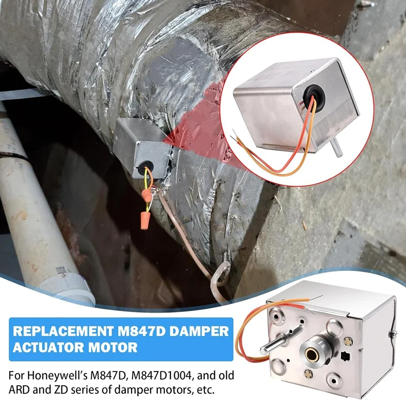 Двигатель привода демпфера для Honeywell M847D M847D1004 серия ARD и ZD зона HVAC универсальный