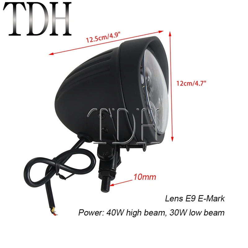 Фары головного света для мотоцикла Противотуманные фары E9 E-Mark дальний и ближний