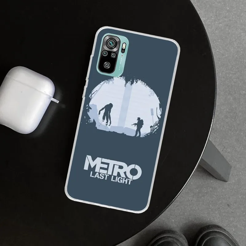 Чехол для телефона Metro 2033 Xiaomi 12 11T 10 9 Redmi Note 10S Pro 9A 8 прозрачный чехол |