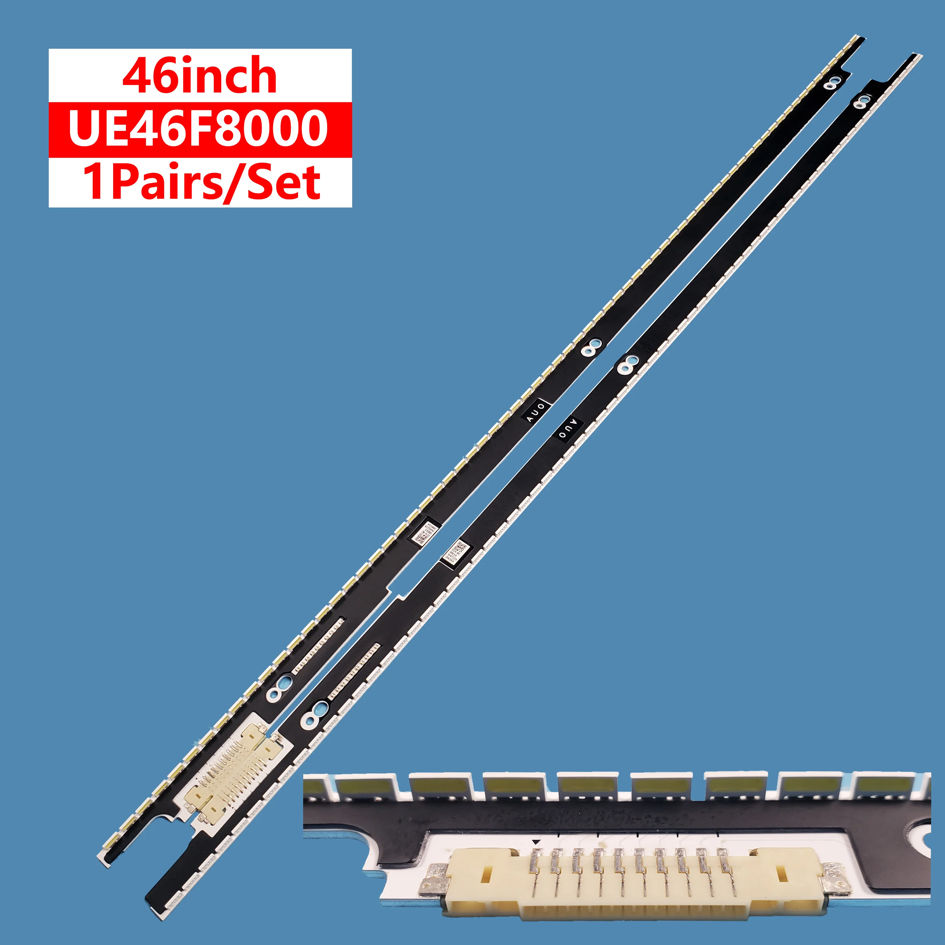 Светодиодная лента для подсветки смарт-ТВ 2013SVS46 7032SNB LR70 3D AUO REV1.0 для Samsung UE46F8000 UE46F8005 UA46F7500BJ, 2 шт./комплект