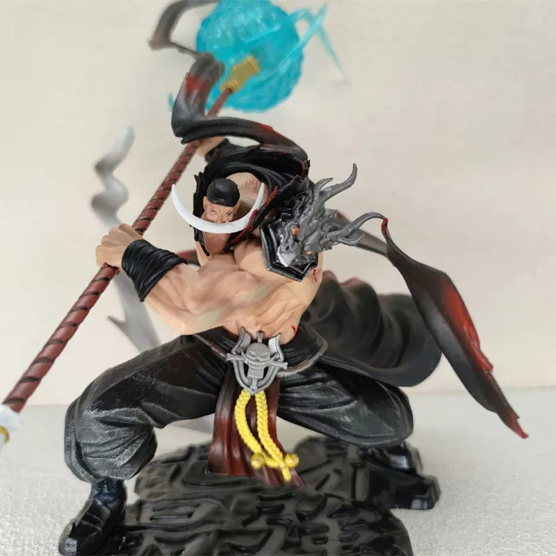 

25cm One Piece White Beard Edward Newgate Popmax White Beard Super Battle White Beard Luminous Tiens Model Ornament Toy Gifts