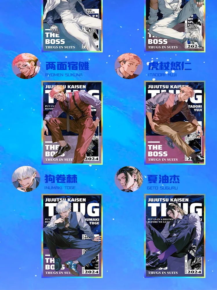 2024 новейшие доски AWS Jujutsu Kaisen JJK Booster Box Gojo Satoru Nanami Sukuna хобби рождественский подарок