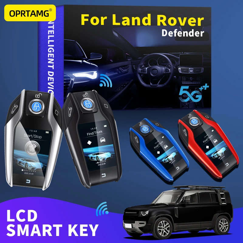 

Умный чехол для ключа с ЖК-дисплеем для Land Rover Defender Keyles, модифицированный умный ЖК-ключ для автомобиля 2000 2001 2002 2003 2004-2005