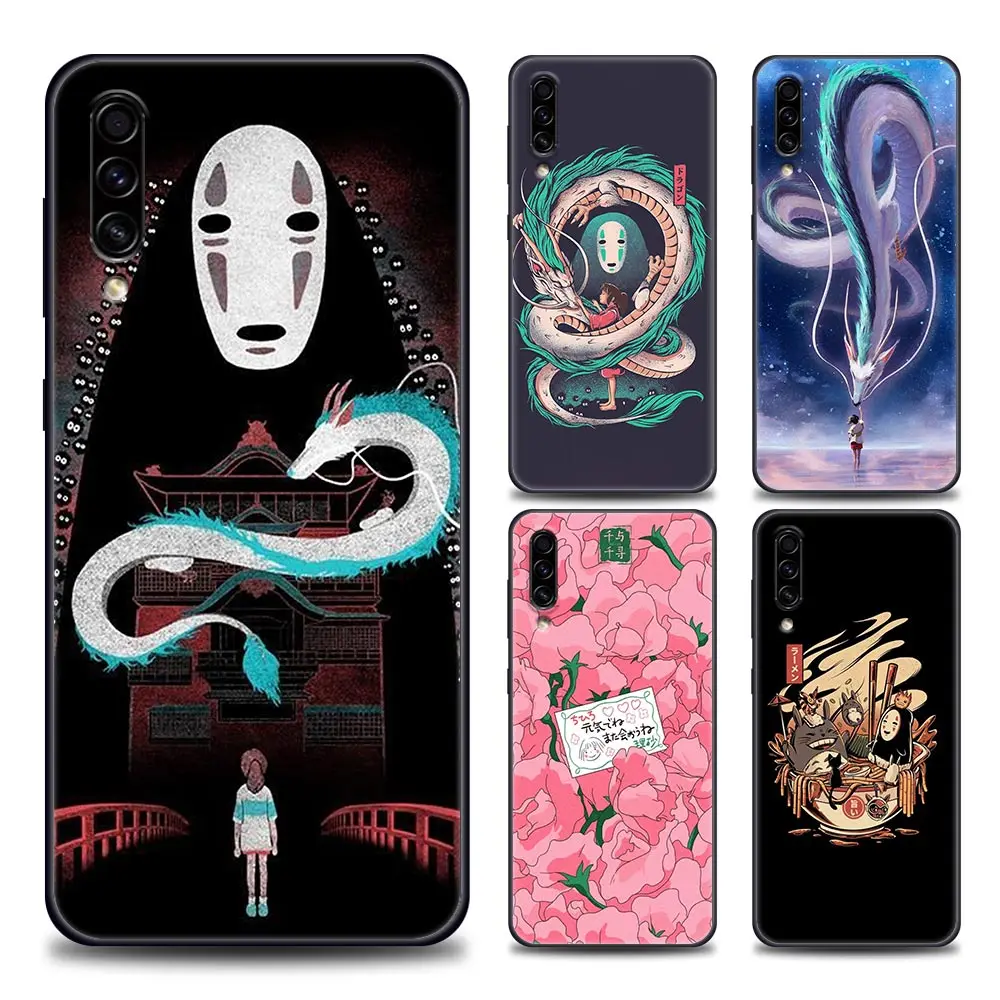 

Phone Case for Samsung A10 A20 A30 A30s A40 A50 A60 A70 A80 A90 5G A7 A8 2018 Silicone Cute Studio Ghibli Spirited Away Totoro