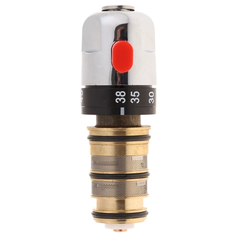 1 шт. термостатический смеситель из твердой латуни хромированная душевая система