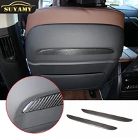 real carbon fiber interior front row seat rear back frame trim strips for bmw x5 g05 x7 g07 2019 2022 car styling accessories