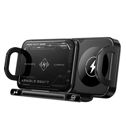 Автомобильный держатель для телефона с беспроводной зарядкой, 15 Вт, вентиляционное отверстие, кронштейн для зарядки сотового телефона, вращающееся складное крепление для зарядки телефона, салон автомобиля