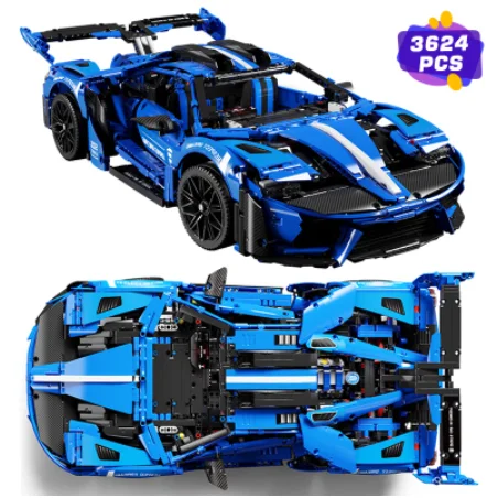 

Technical Simulation GT Concept Supercar Building Blocks Expert Famous Sports Car Model Bricks Kit MOC Toys Birthday Gift Boys