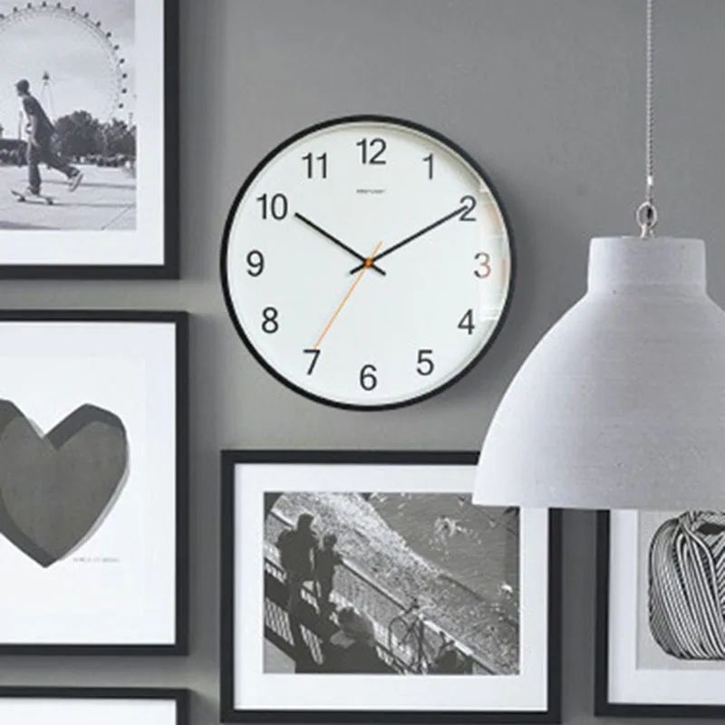 

Цифровые настенные часы, круглые минималистичные простые винтажные настенные часы с диагональю 14 дюймов, настенные часы с изображением рук в эстетике, настенные часы для гостиной, домашний декор