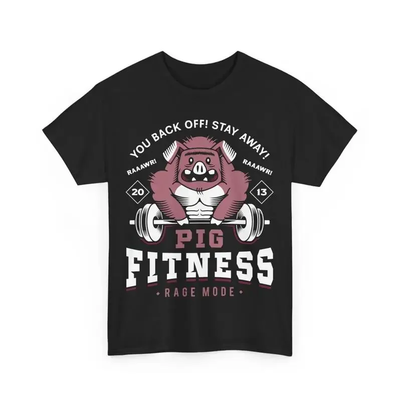 Фото Футболка Pig Village Fitness Don't Starve Video Game из шерсти Beefalo для спортзала №1