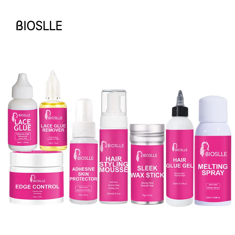 Super Hold Lace Glue Remover Hair Gel Hair Care Product Set