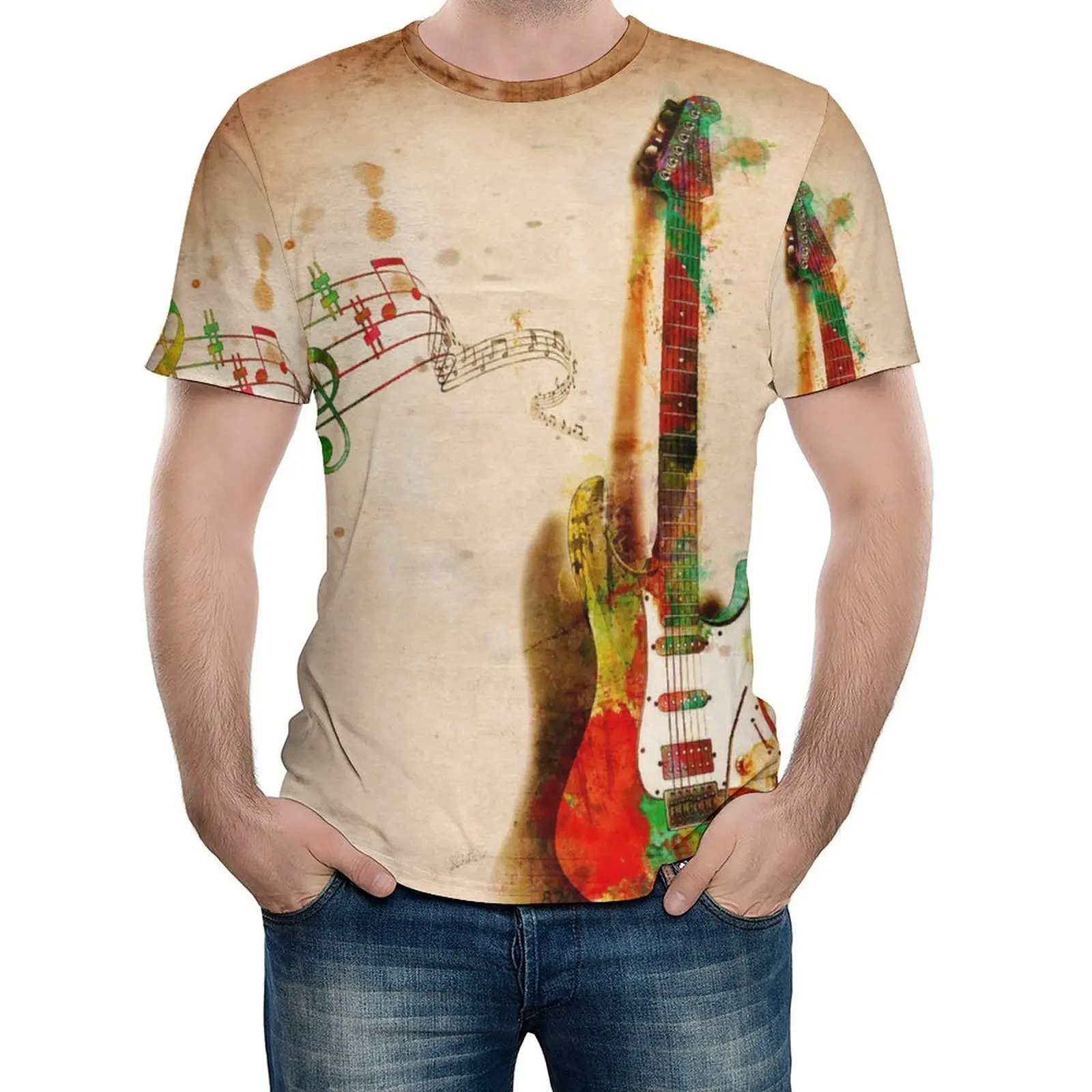 

Graphic Cool My Guitar Can Sing Tees High Grade Fitness USA Size