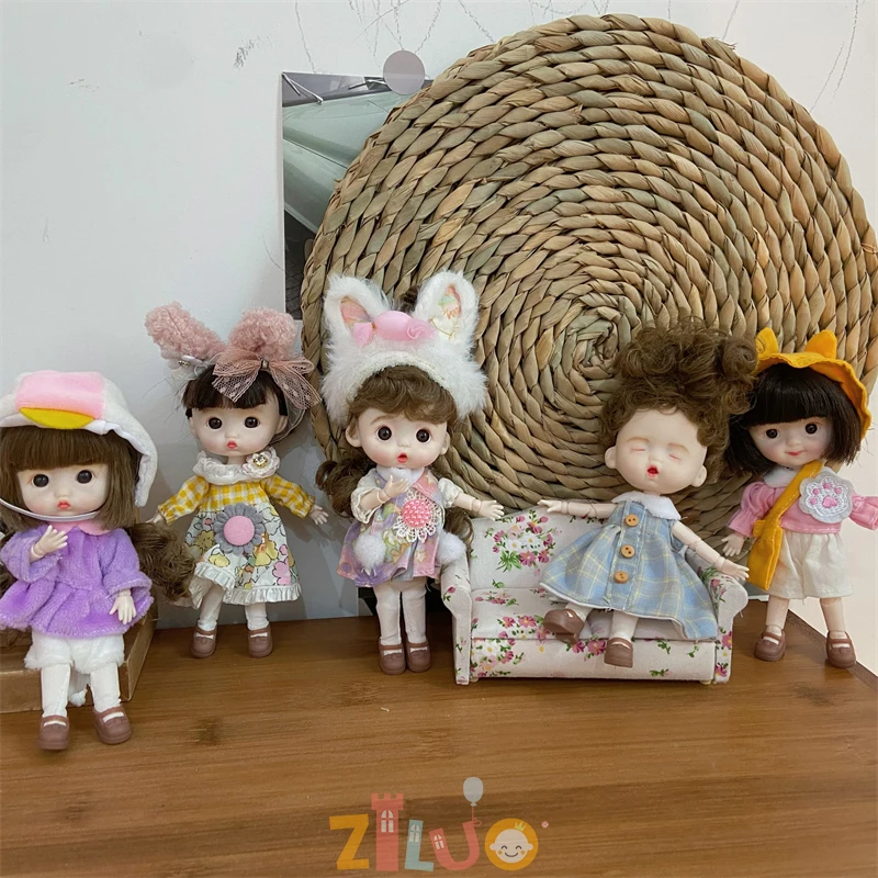 Шарнирная кукла 112, 12 см, Ob11, милая кукла, 20 подвижных суставов, игрушечные куклы для девочек, детский подарок, шарнирная кукла (art.: 3920bddf03aef) - 3920bddf03aef