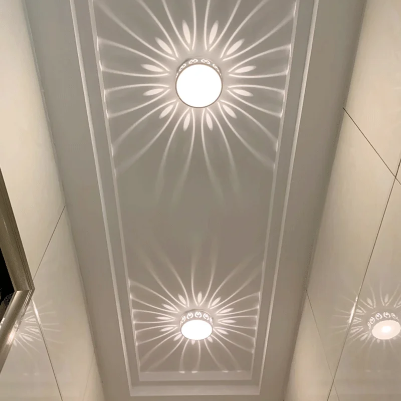 $16.53 LED downlight hole spotlights bedroom study living room creative lamps modern home decoration Indoor lighting