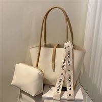spring popular large capacity portable tote bag 2022 spring new simple and fashionable shoulder bag underarm tote bag for women