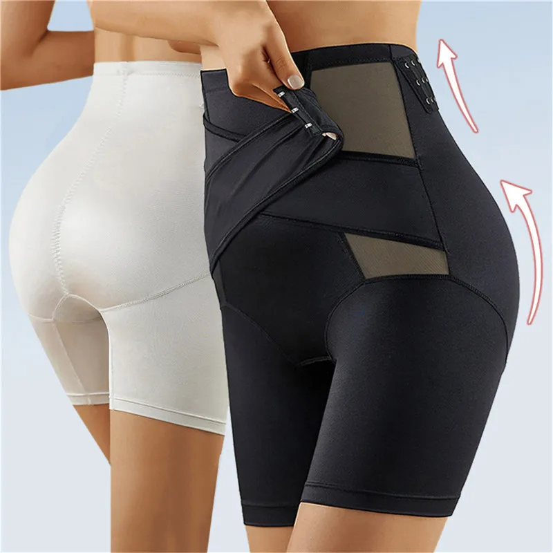Women's Waist Trainer Postpartum Body Shaper Tummy Control Shorts High Waist Flat Belly Hip Lift Panties Boxer трусы женские