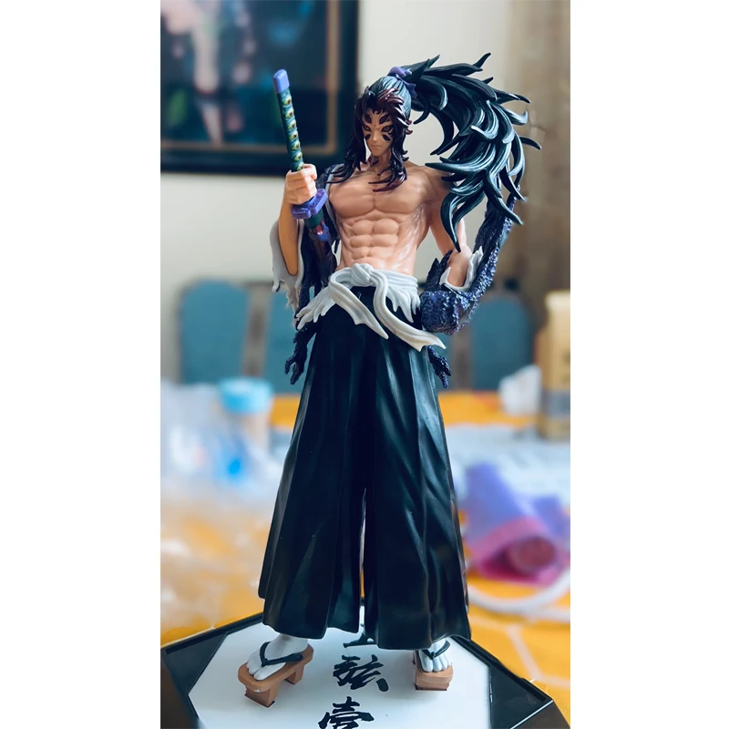 

30cm Demon Slayer Action Anime Figure Giyuutarou Daki Kokushibo Tsugikuni Yoriichi Toy Kimetsu Gyutarou Collection Pvc Model