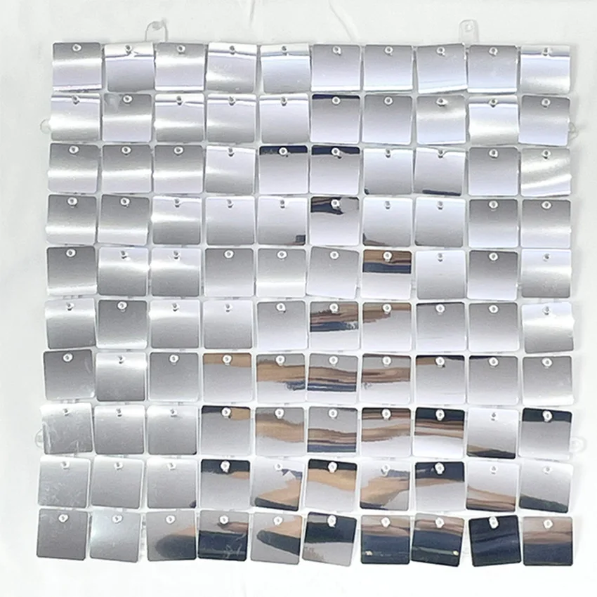 Mehofond серебряные блестки настенная панель фон 30x30 см мерцающий Блестящий Фон для