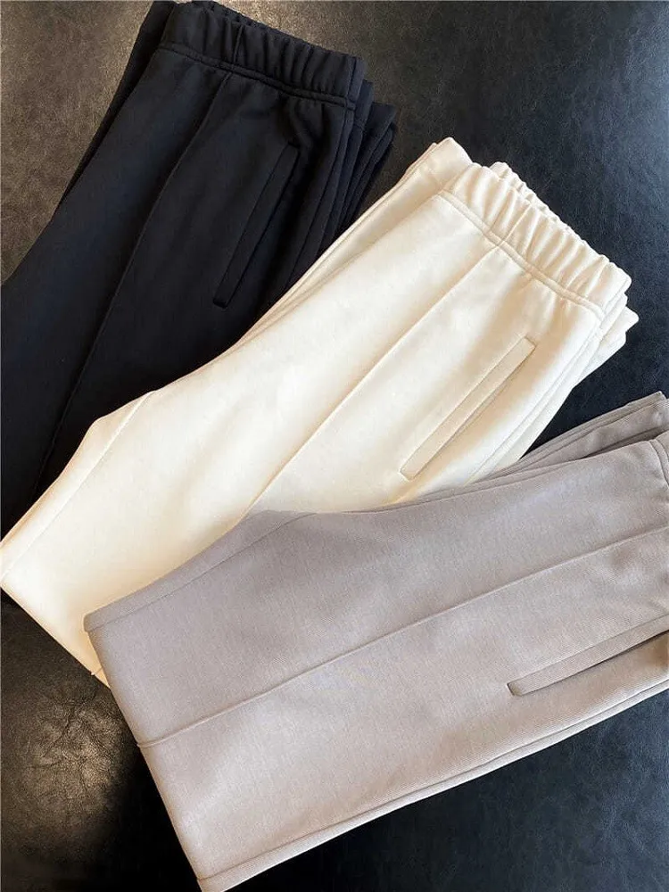 

High End Spring Gentle Wear Women's Pants High Waist Leisure Wide Leg Pants Straight Tube Pants Children's Versatile Trend Loose