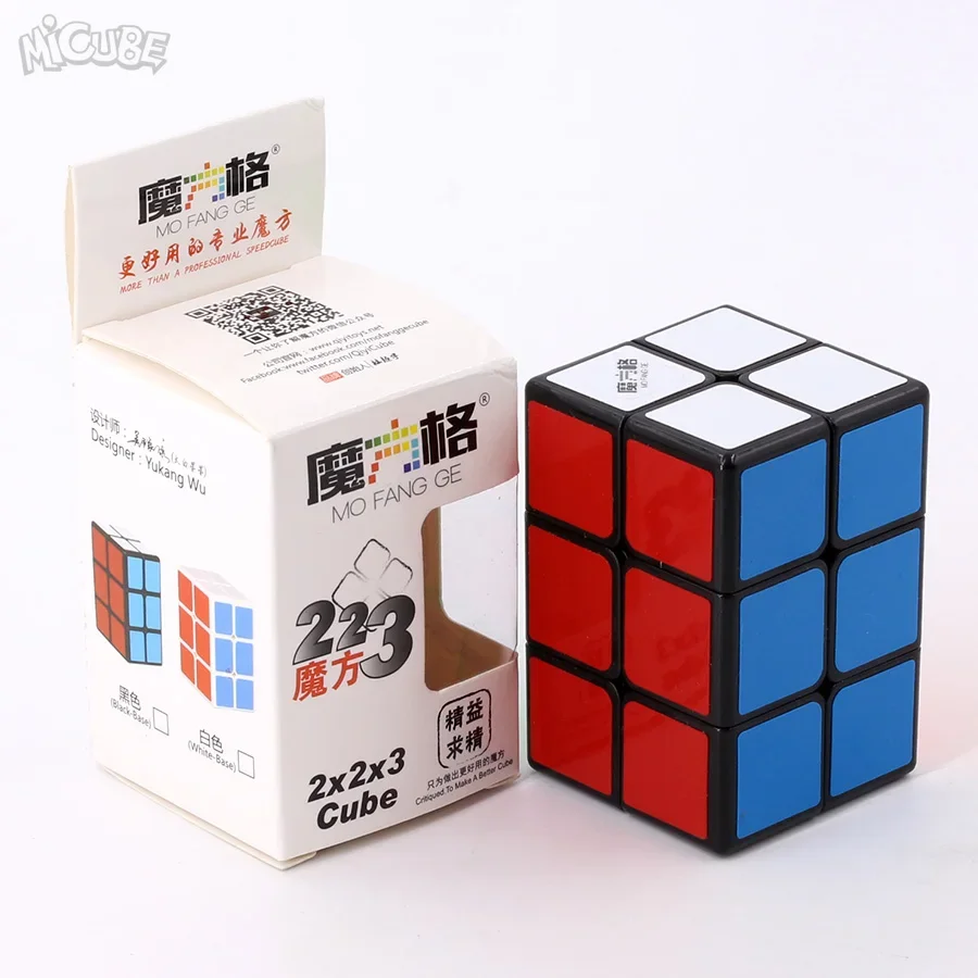 Mofangge 2x2x3 магический куб Qiyi 223 белый/черный скоростные Кубики-головоломки детские