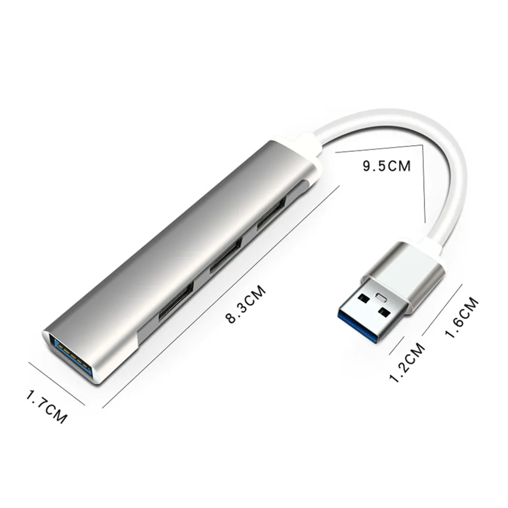 Usb 3.0 Хаб Док Тип С 3.1 4 Порта Мульти Сплиттер Адаптер Отг Для Xiaomi Huawei Lenovo Macbook Pro 2.0 Портов