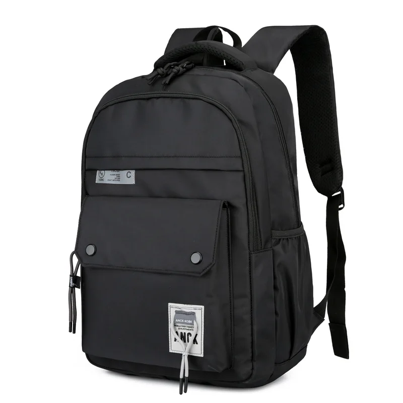 

Large Capacity Men's Backpack Waterproof Oxford Black Casual Backpack Men Laptop 15.6 Inch College Student School Bag Multilayer