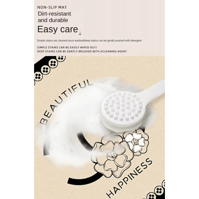 Коврики Для Ванной Комнаты Во Французском Стиле Водопоглощающие Нескользящие С