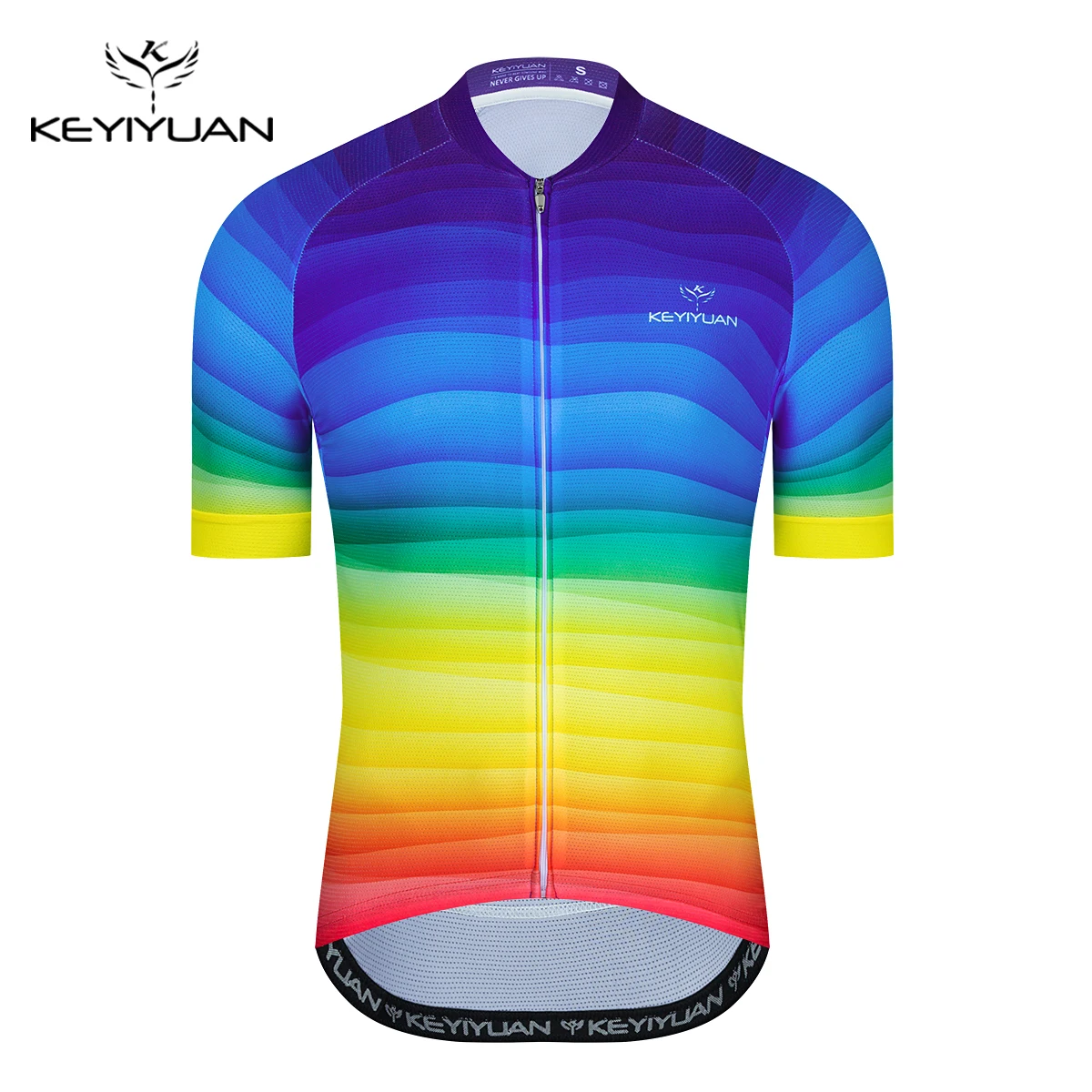 

KEYIYUAN New Cycling Jersey Men's Summer Short Sleeved Bike Shirt MTB Clothing Maillot Ciclismo Hombre Verano Camisas Ciclista