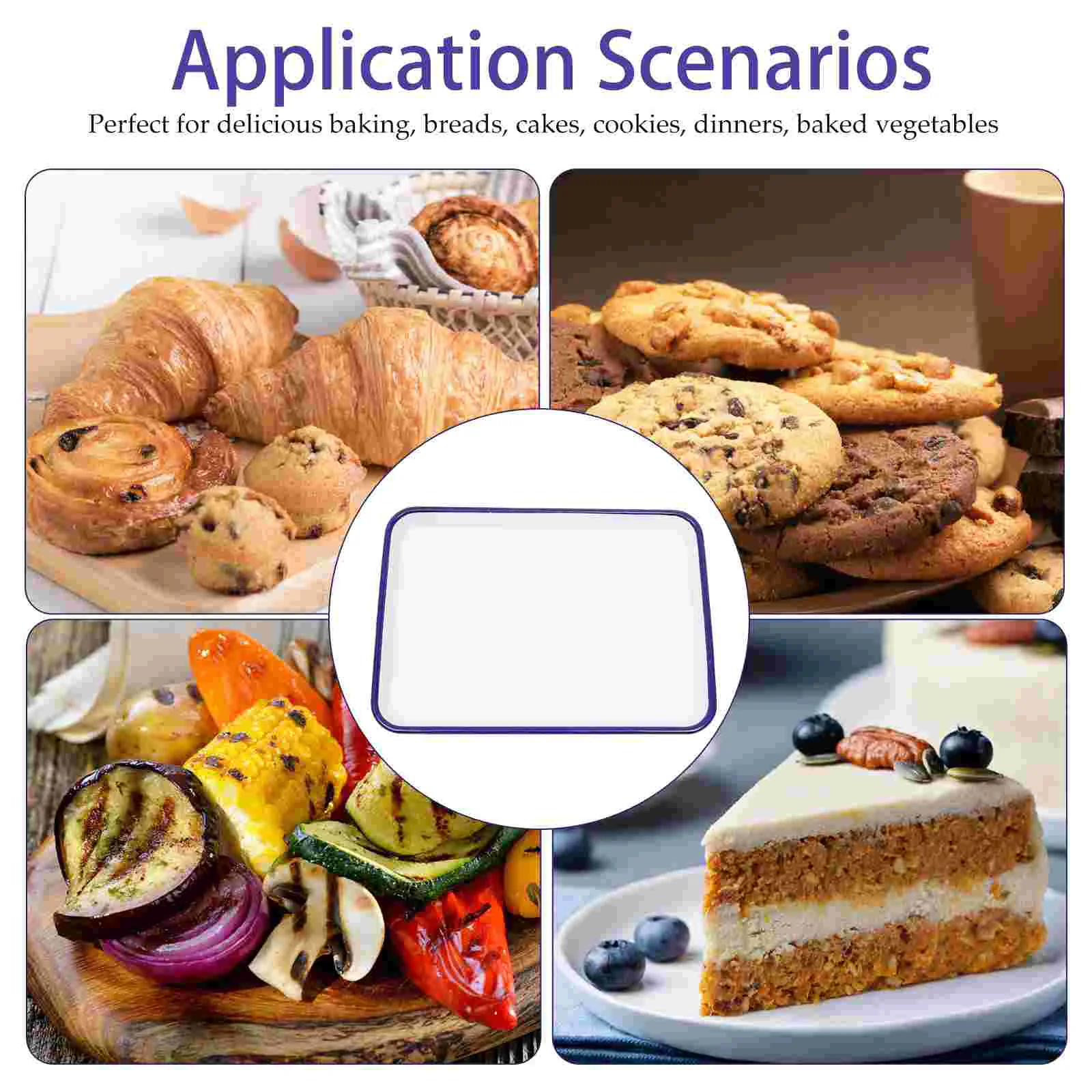 Эмалированная форма для выпечки формы запекания пищевой пирог износостойкий