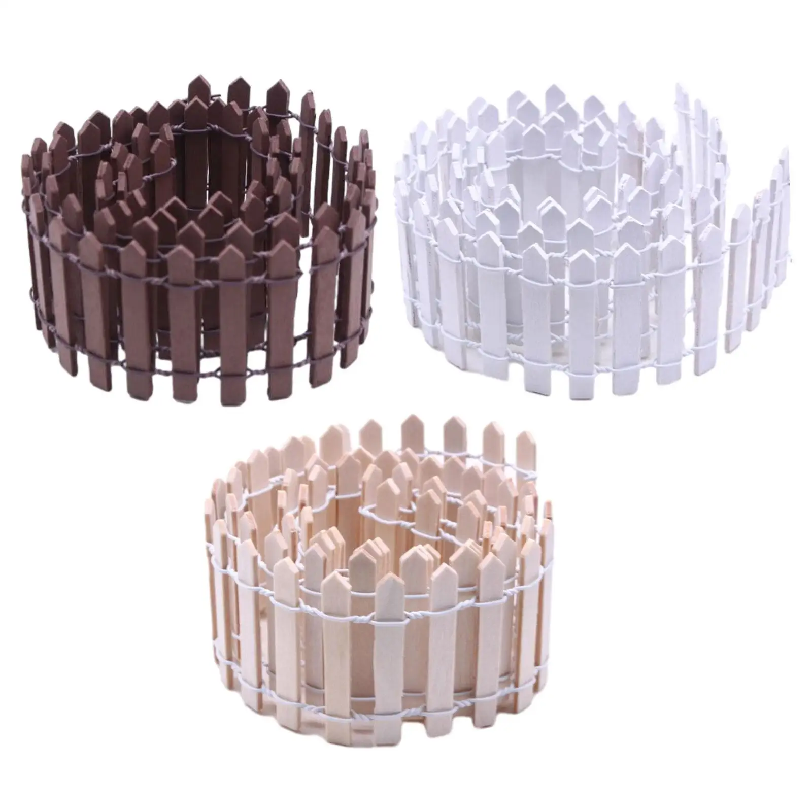 

Миниатюрное сказочное садовое ограждение, микро-ландшафтное садовое украшение 90x5 см для кукольных домиков, Рождественские елки, декоративные аксессуары