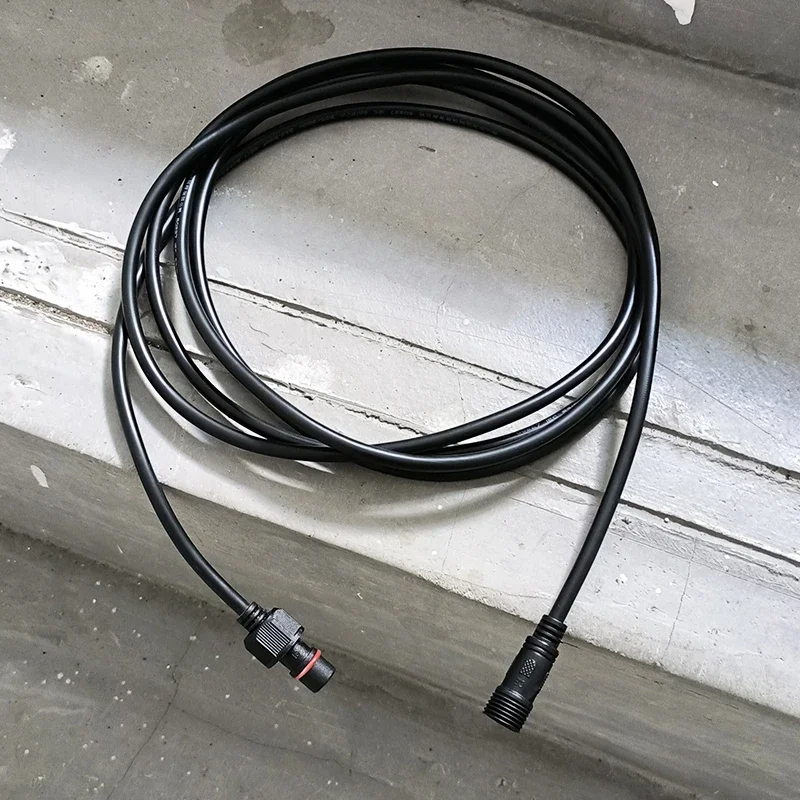 Водонепроницаемый уличный удлинительный кабель IP67 (0.3 кв.мм) с разъемами «папа-мама», 2, 3, 4, 5-контактный, для светодиодных док-станций, силовой соединительный провод, 0.5м-5м (art.: 3920d91cd8a5a) - 3920d91cd8a5a