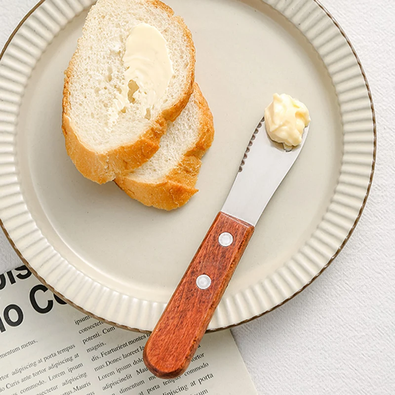 

2Pcs Mini Butter Knives Stainless Steel Butter Spreader Knife Sandwich Cream Jam Spreader Cheese Knife Set Cutlery Kitchen Tools