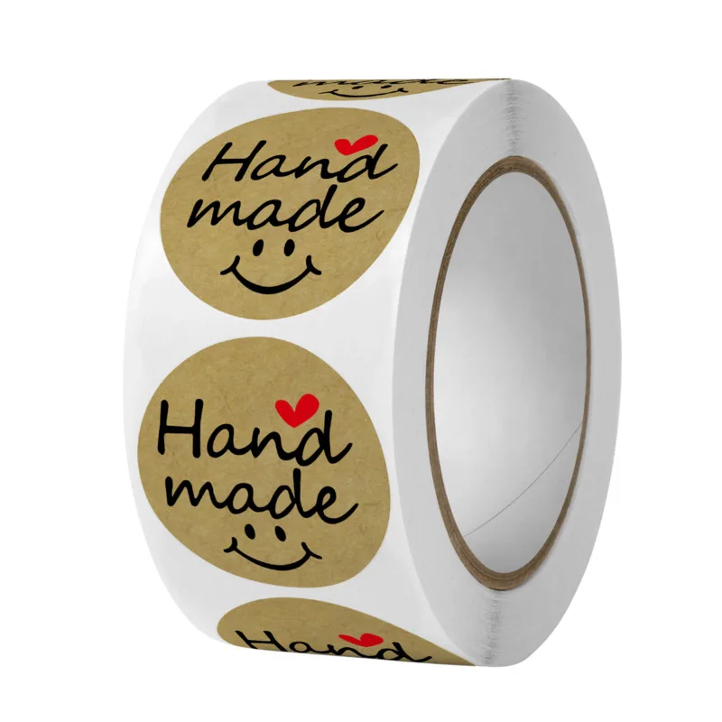 500 шт. винтажные наклейки из крафт-бумаги свечи ароматизированные Вощеные хлопья