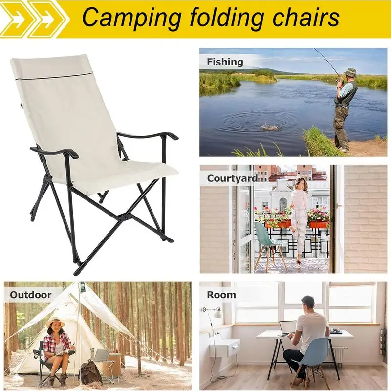 Стулья для кемпинга большая грузоподъемность устойчивый складной стул стулья
