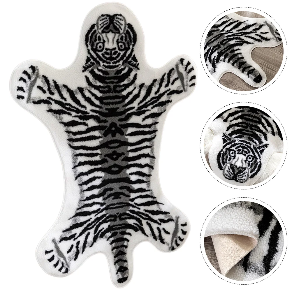 

1 Pc Home Indoor Bedroom Living Room Carpet Polyester Pattern Mat