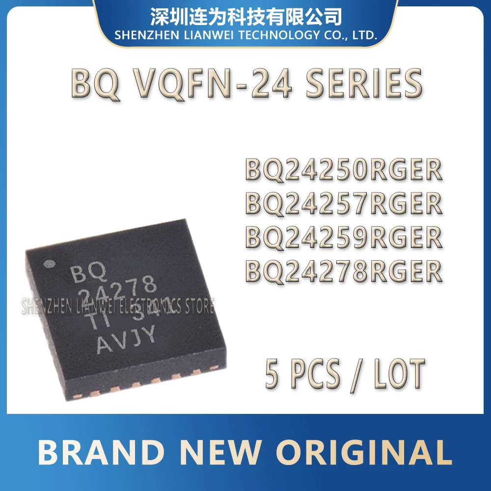 

BQ24250RGER BQ24257RGER BQ24259RGER BQ24278RGER BQ24250 BQ24257 BQ24259 BQ24278 BQ IC Chip VQFN-24