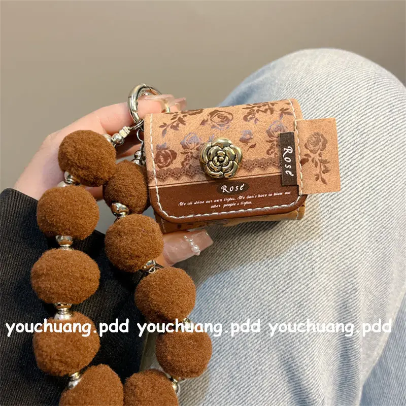 Ins Кофейный цвет AirPods1 Стерео AirPods2 Camellia airpodspro2 Защитный чехол AirPods 4 Bluetooth 3 Чехол для