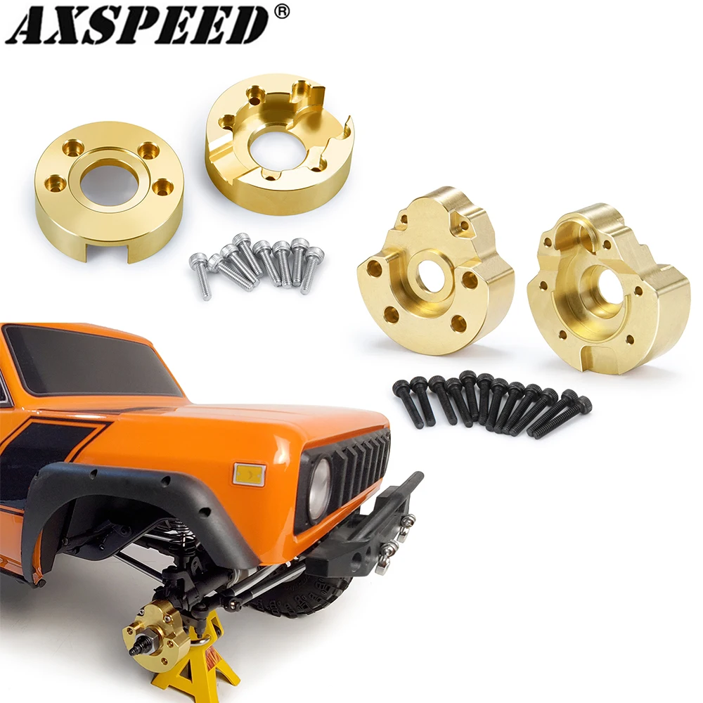 

AXSPEED 2 шт. латунная оси Φ тяжелые противовес колеса адаптер для 1/10 RC Гусеничный автомобиль Redcat Gen8 запчасти