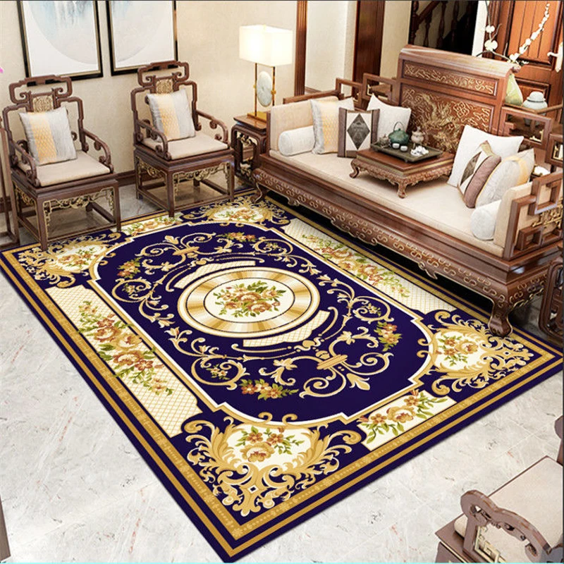 

European Living Room Carpet Bedroom Floor Mat Modern Simple Carpet Light Luxury Carpets Large Area Rugs Lounge Rug Non-slip