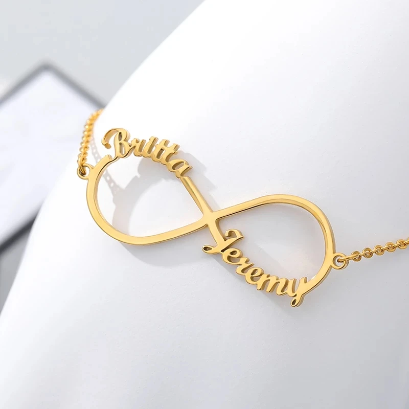 

Customized Stainless Steel Name Bracelets For Women Personalized Unlimited Crown Name Arabic Bracelet Custom Family Jewelry