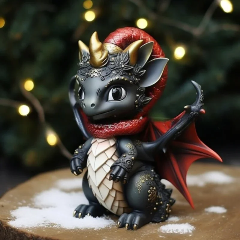 

Dragon Figurine Halloween Table Creative Resin Crafts Display Halloween Decorations Hand Do Gift Layout Decor Desk Decoration