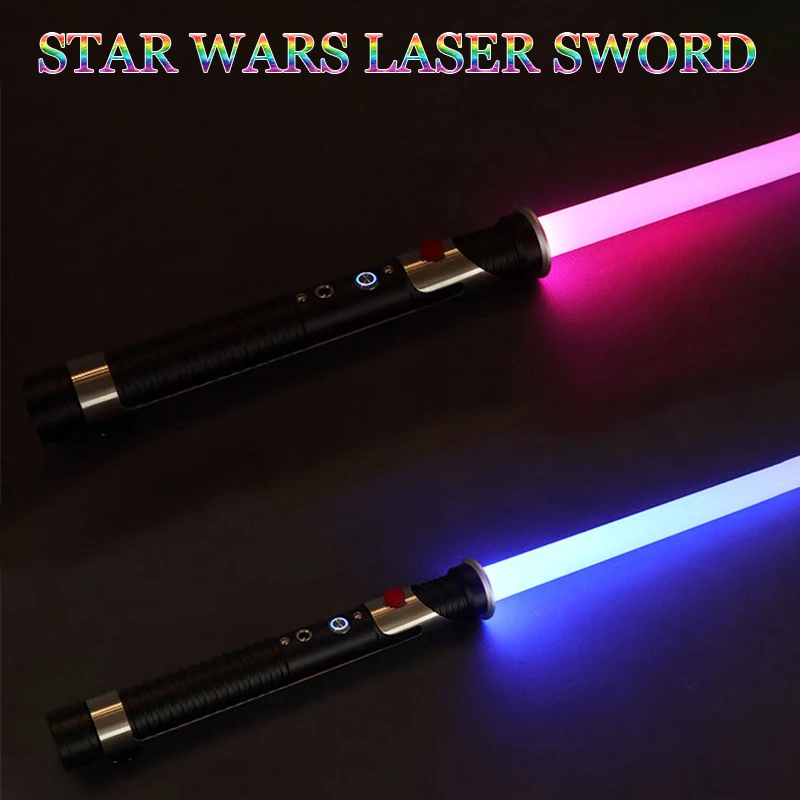

80cm RGB Metal Lightsaber 16 Colors 16 Sound Effects Light Saber Sword Weapon Toy For Children Darth Cosplay Birthday Surprise