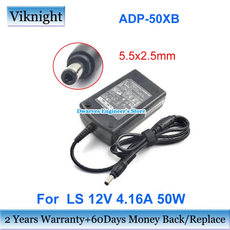 

Оригинальный адаптер переменного тока LSE9901B1250, 12 В, 4,16 А, 50 Вт, зарядное устройство для VIEWSONIC Q170 Slimage 821A, 710A, Φ PL191M, ЖК-монитор