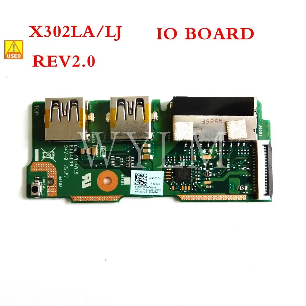 

Б/у USB-плата X302LA/LJ IO_board для Asus X302LA/LJ X302LJ X302 X302L