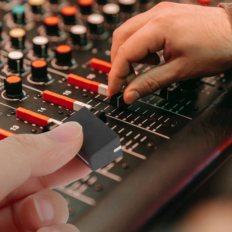 5Pcs Universal Fader Knobs Cap Straight Slide Potentiometer For DJ Controller Mixers Console DJM DDJ XDJ