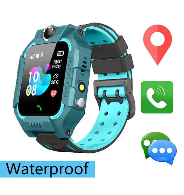 

Q19B Children Kids Smart Watch SOS Phone Call Location Tracker Anti-Lost Camera Touch Screen Waterproof Student Wristwatch Best
