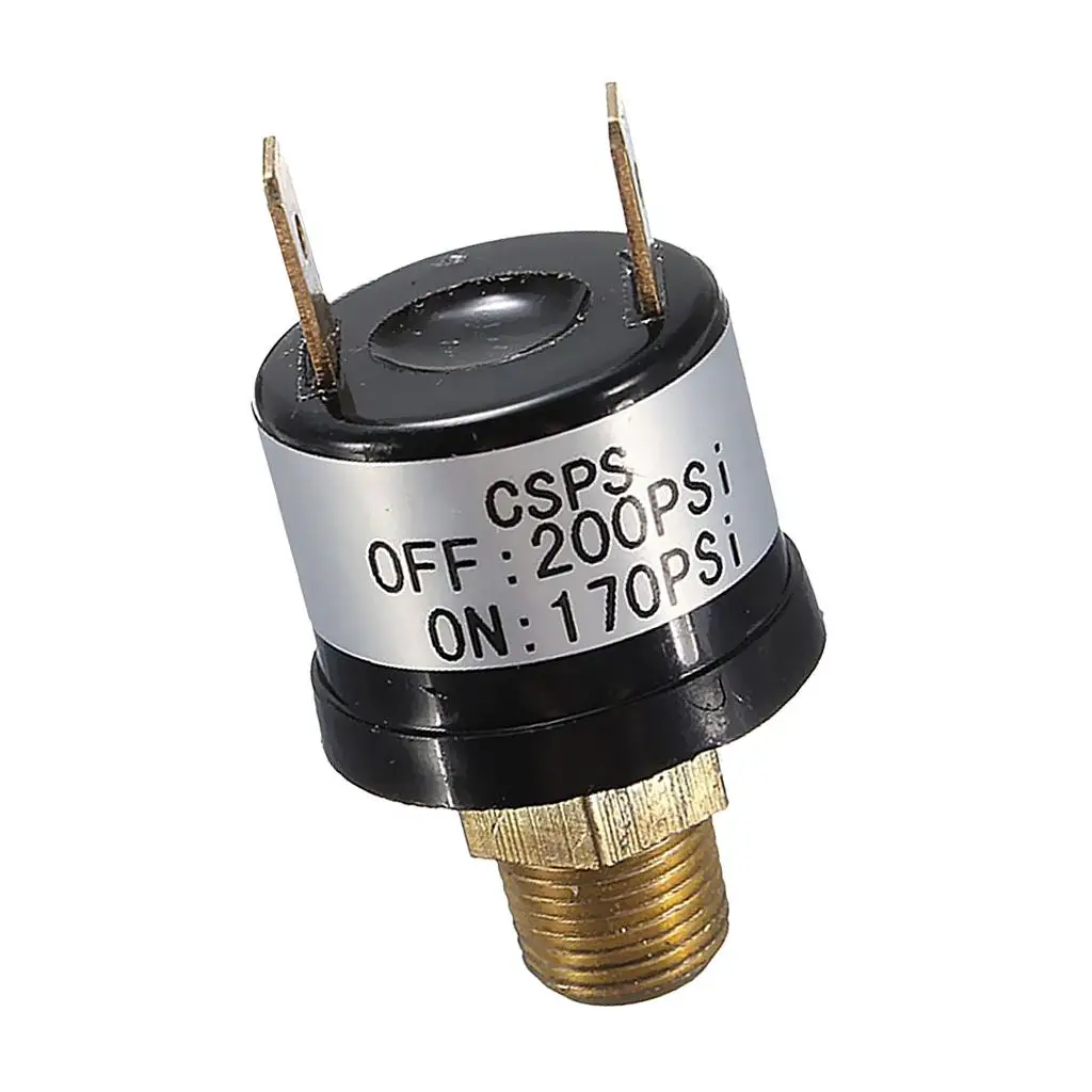 170-200 PSI Air Pressure Switch Tank Mount Type 1/4&quot NPT 12V Train Horn