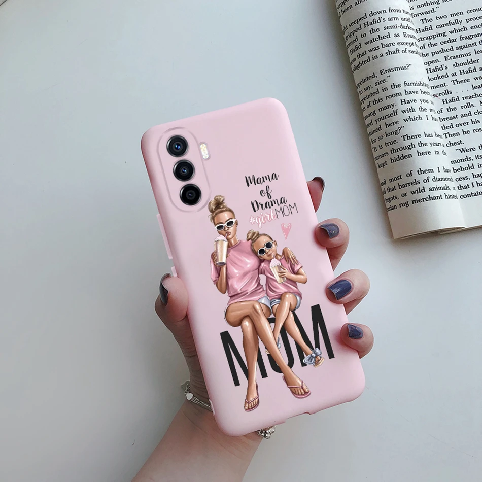 Чехол для Huawei Nova Y70 Plus модный бампер Мягкая силиконовая задняя крышка чехол