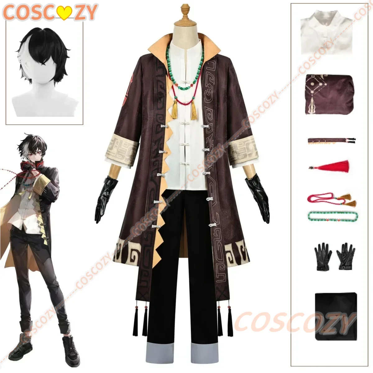 Игра Dragon Return Gui Long Chao Zhu Косплей Костюм Парик Древний Стиль Китайский Прилив